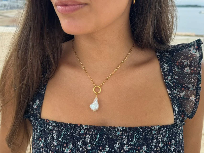 Baroque Pearl Pendant - Image 3