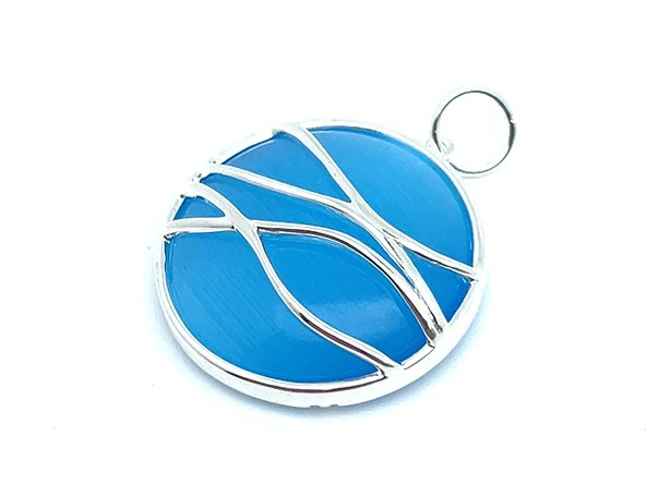 Blue Ocean Wave Pendant - Image 5