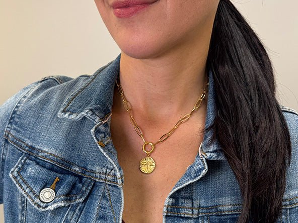 Dragonfly Coin Pendant - Image 3