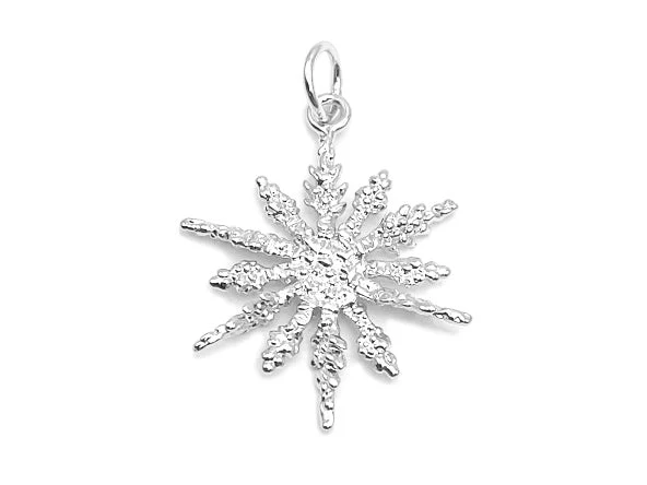 Sparkling Winter Snowflake Pendant - Image 3