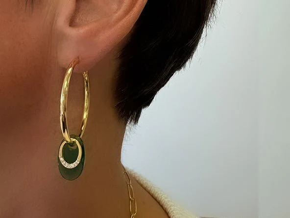 Large Hoop Earrings - Image 10