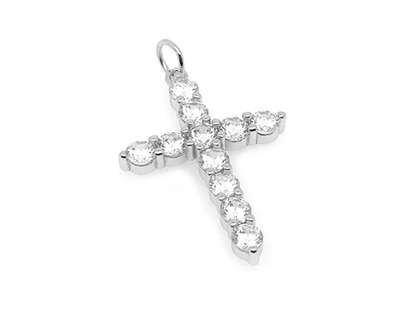 Large Sparkling Cross Pendant - Image 5