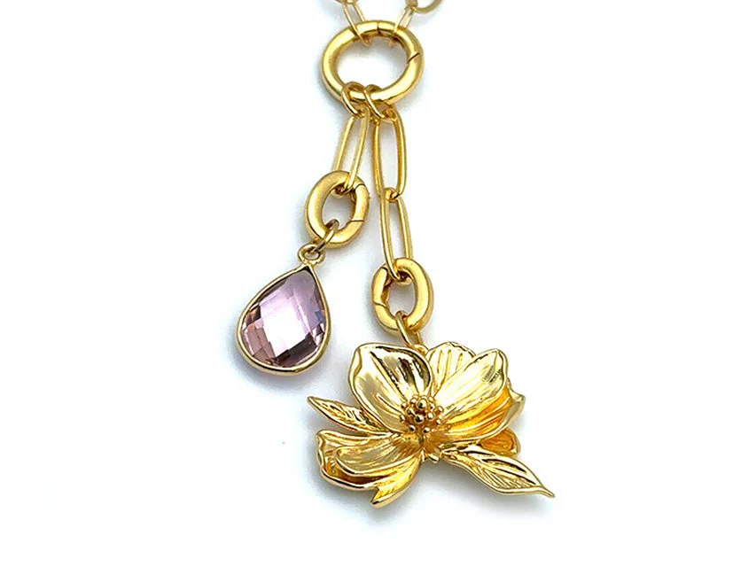 Magnolia Flower Pendant - Image 5