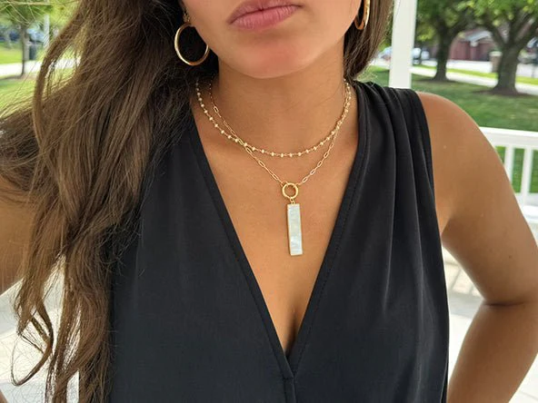 Mother of Pearl Rectangle - Image 3