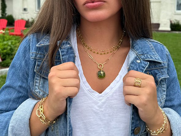 Peridot Green Infinity | Square - Image 4