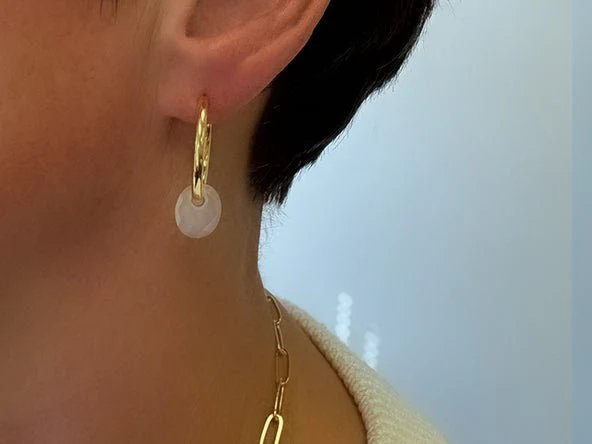 Small Colorful Teardrop Earring Charms - Image 3