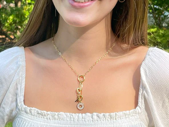 Sparkling Mother of Pearl Charm - Image 3