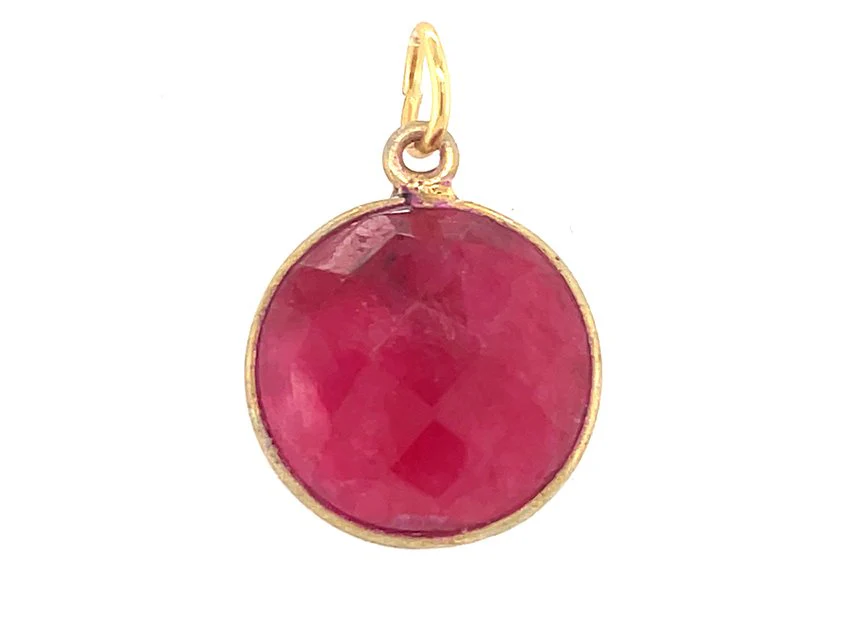 Sparkling Round Birthstone Pendants - Image 18