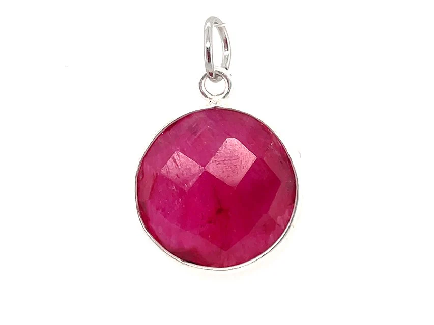 Sparkling Round Birthstone Pendants - Image 19