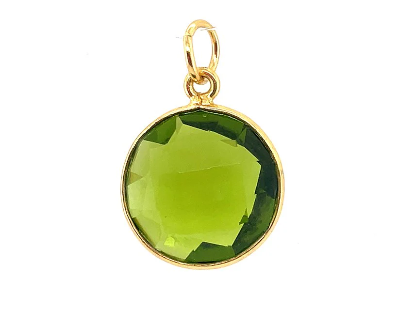 Sparkling Round Birthstone Pendants - Image 20