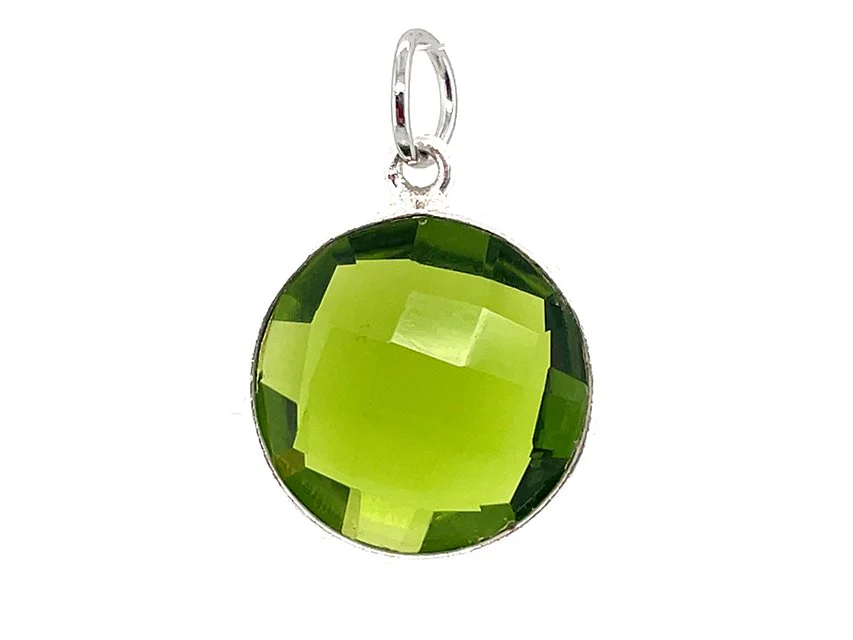 Sparkling Round Birthstone Pendants - Image 21