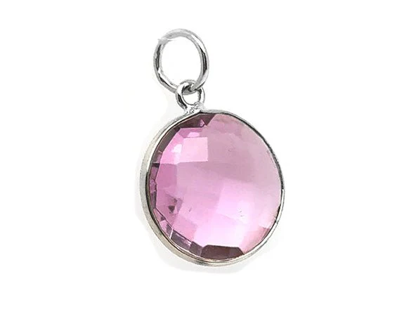 Sparkling Round Birthstone Pendants - Image 27