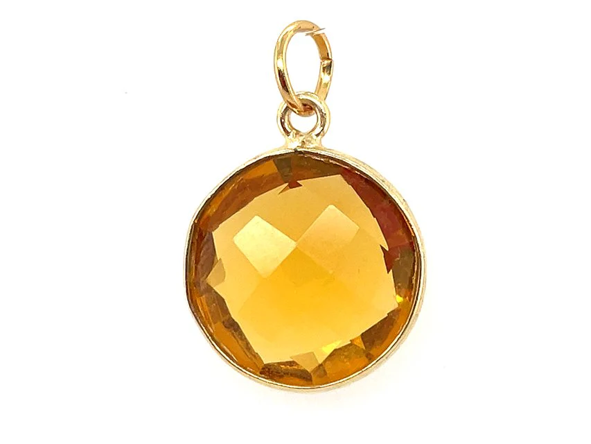 Sparkling Round Birthstone Pendants - Image 28