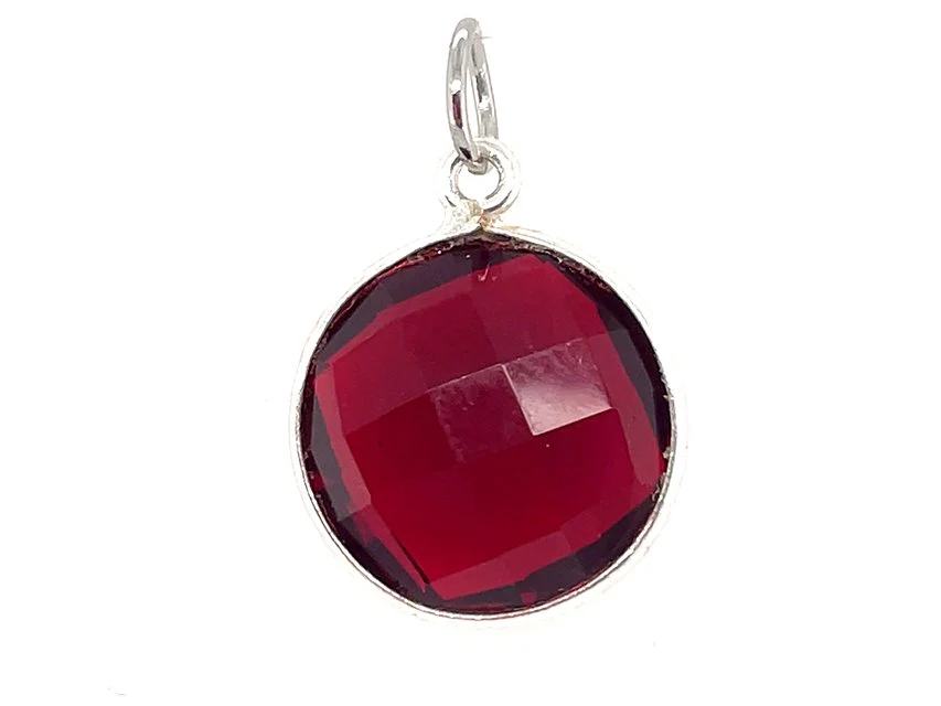 Sparkling Round Birthstone Pendants - Image 6