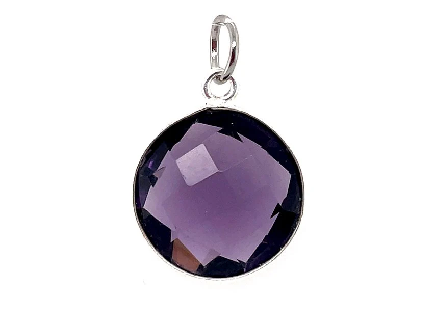 Sparkling Round Birthstone Pendants - Image 8