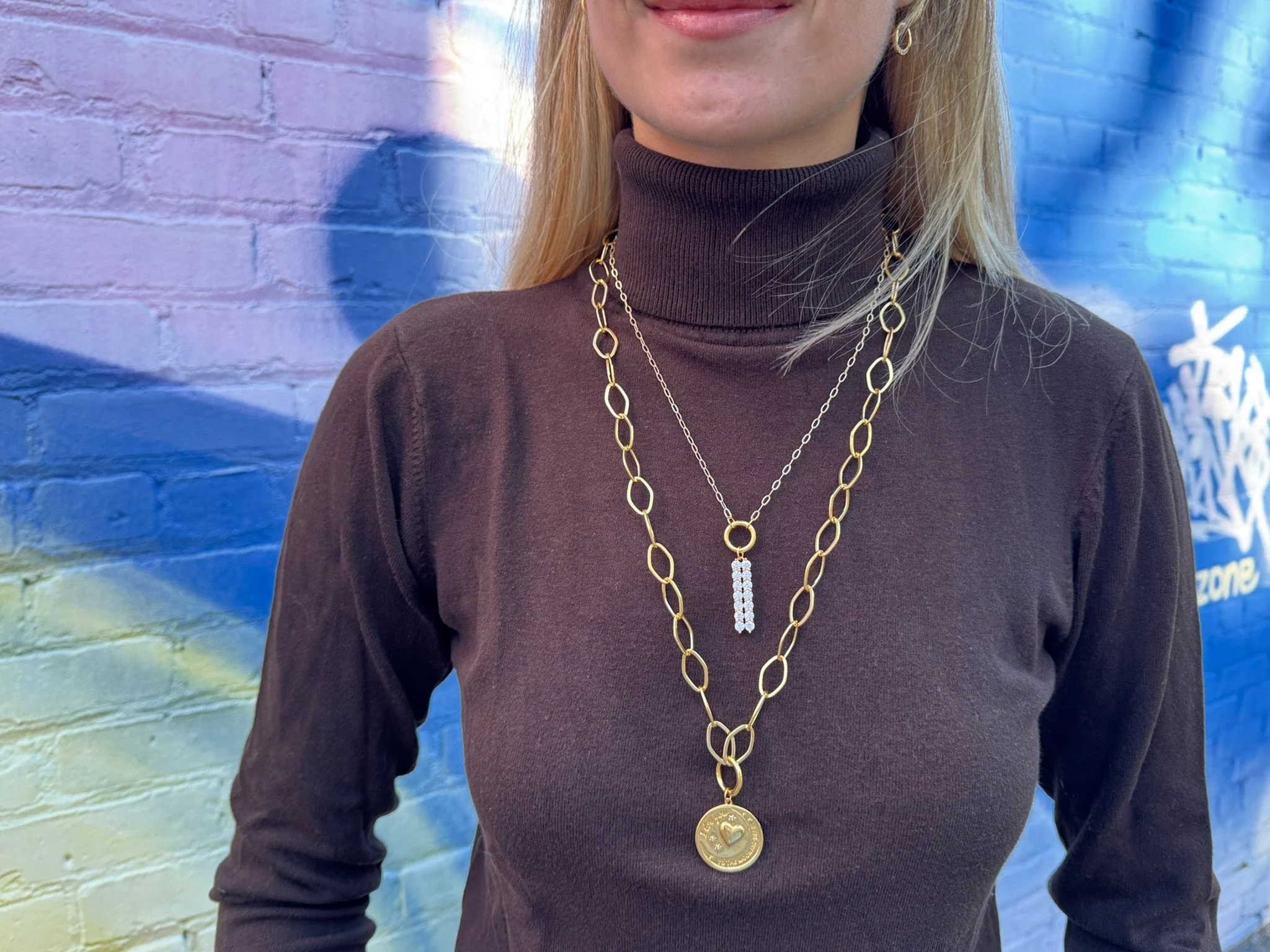 Sparkling Rectangle Pendant - Image 4