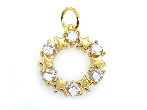 Star Crown Wreath Pendant - Image 3