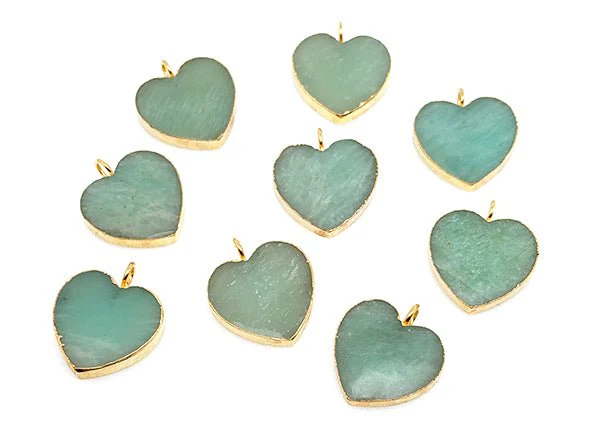 Timeless Heart Pendant | Natural Amazonite - Image 4