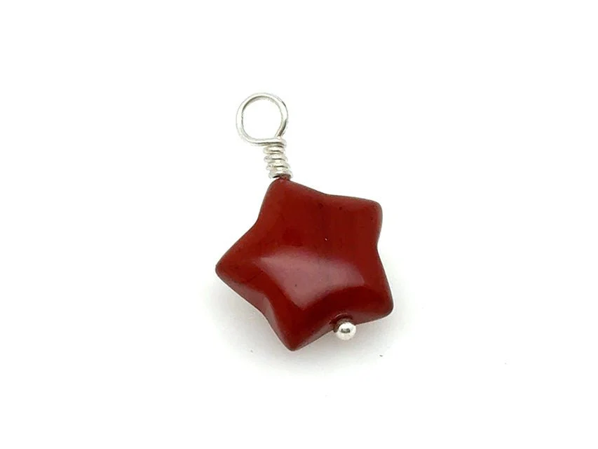 Vintage | Red Jasper Star Pendant - Image 3