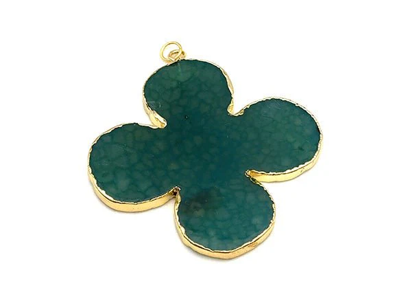 Vintage | XL Clover Quartz Pendant - Image 3