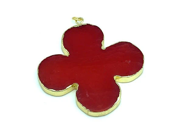 Vintage | XL Clover Quartz Pendant - Image 4