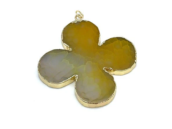 Vintage | XL Clover Quartz Pendant - Image 5