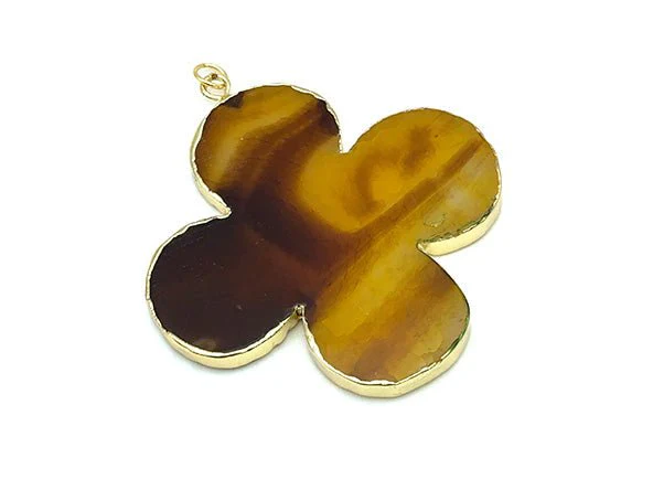 Vintage | XL Clover Quartz Pendant - Image 6