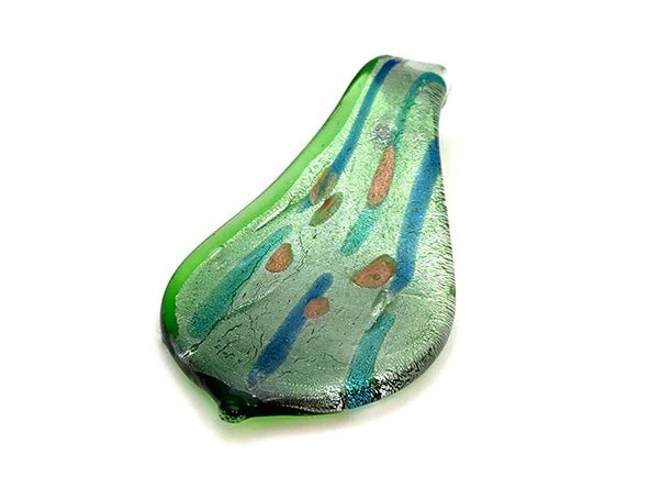 Vintage | XL Glass Teardrop Pendant - Image 7