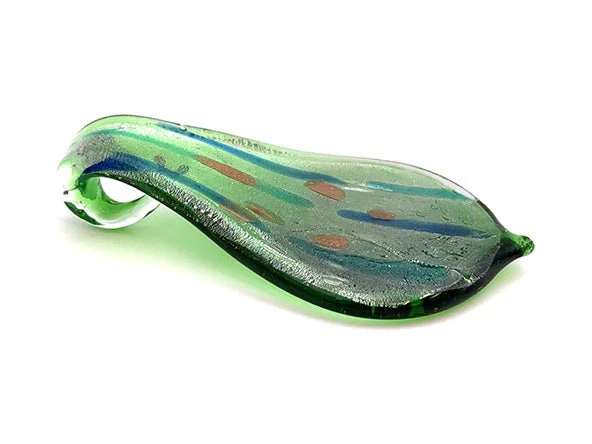 Vintage | XL Glass Teardrop Pendant - Image 8