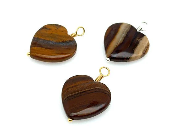 Vintage | Zebra Jasper Hearts - Image 3